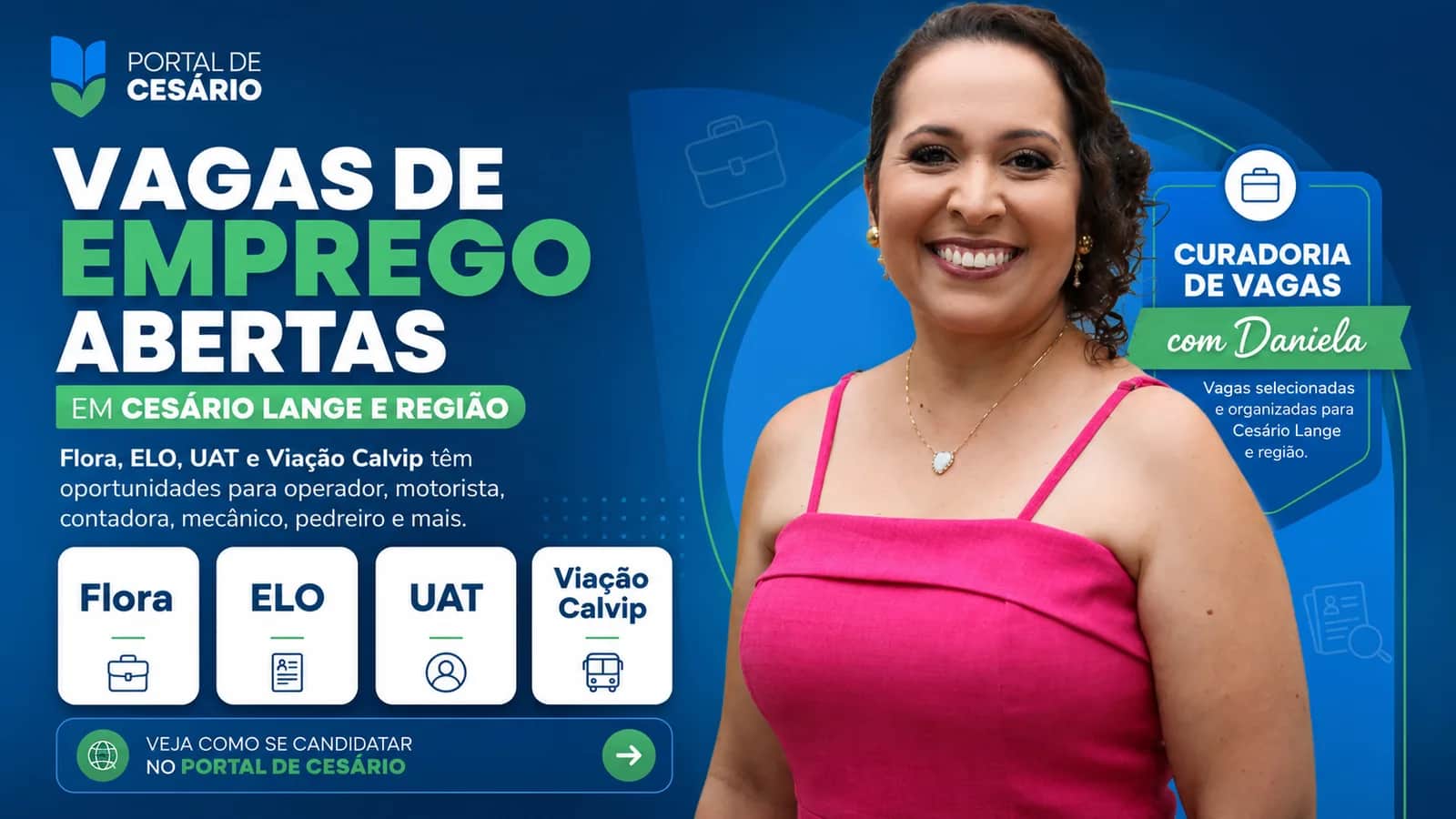 Empresas anunciam vagas de emprego em Cesário Lange e região; veja como se candi - Empregos em Cesário Lange